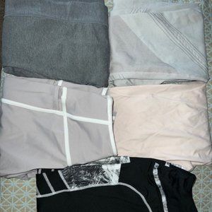 EUC bundle of 5 workout leggings L